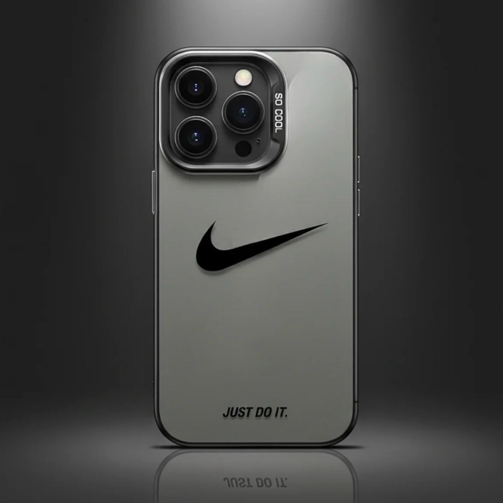 16 Pro Max  Black and Gray Phone Case